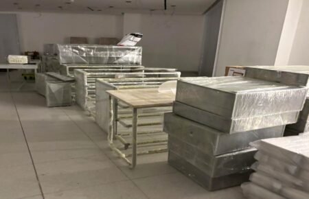 Protected fixtures staged by Pro Site at Baghdad Mall