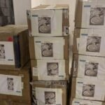 Labeled cartons from a Pro Site retail project