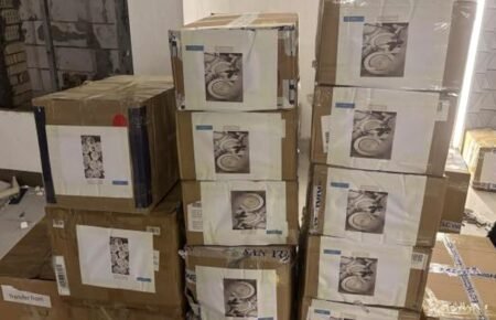 Labeled cartons from a Pro Site retail project